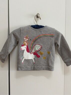 Sfera Girls Cotton unicorn Sweatshirt